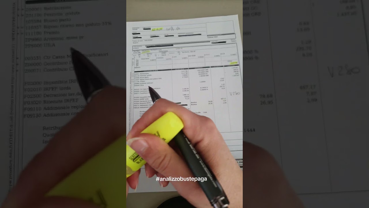 Analizzo una busta paga per la richiesta di un prestito con #cessionedelquinto #prestiti #bustapaga