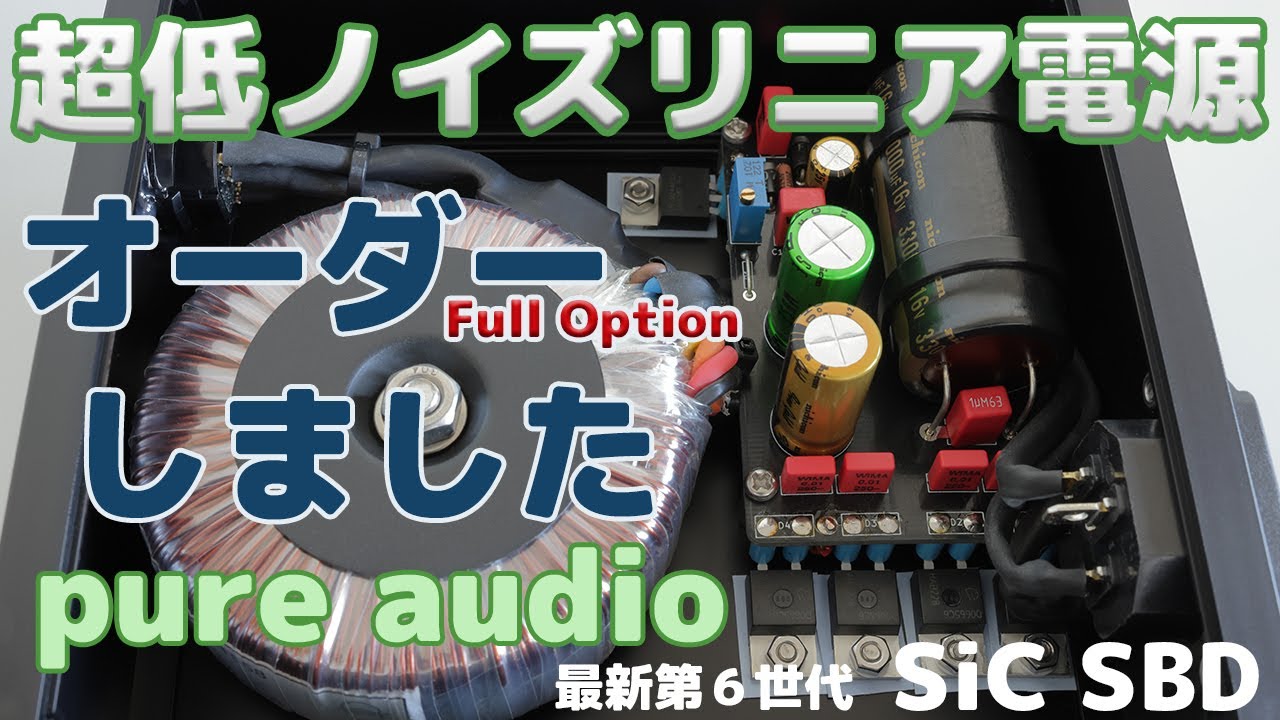 オーディオ用 超低ノイズ リニア電源【フルオプションでオーダーしました】24bit192Khz 8K Review