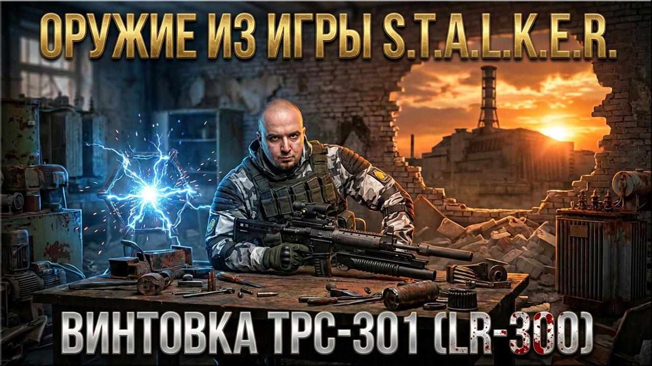 Оружие из игры S.T.A.L.K.E.R. | ТРс-301 / TRs-301 (LR-300 ) |  Страйкбольная LR-300 |Обзор