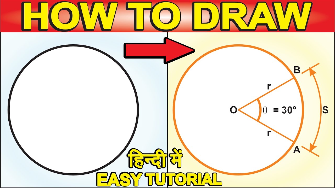 Find the length of the arc in terms of π that subtends an angle of 30°. By Seekh Raha Hoon