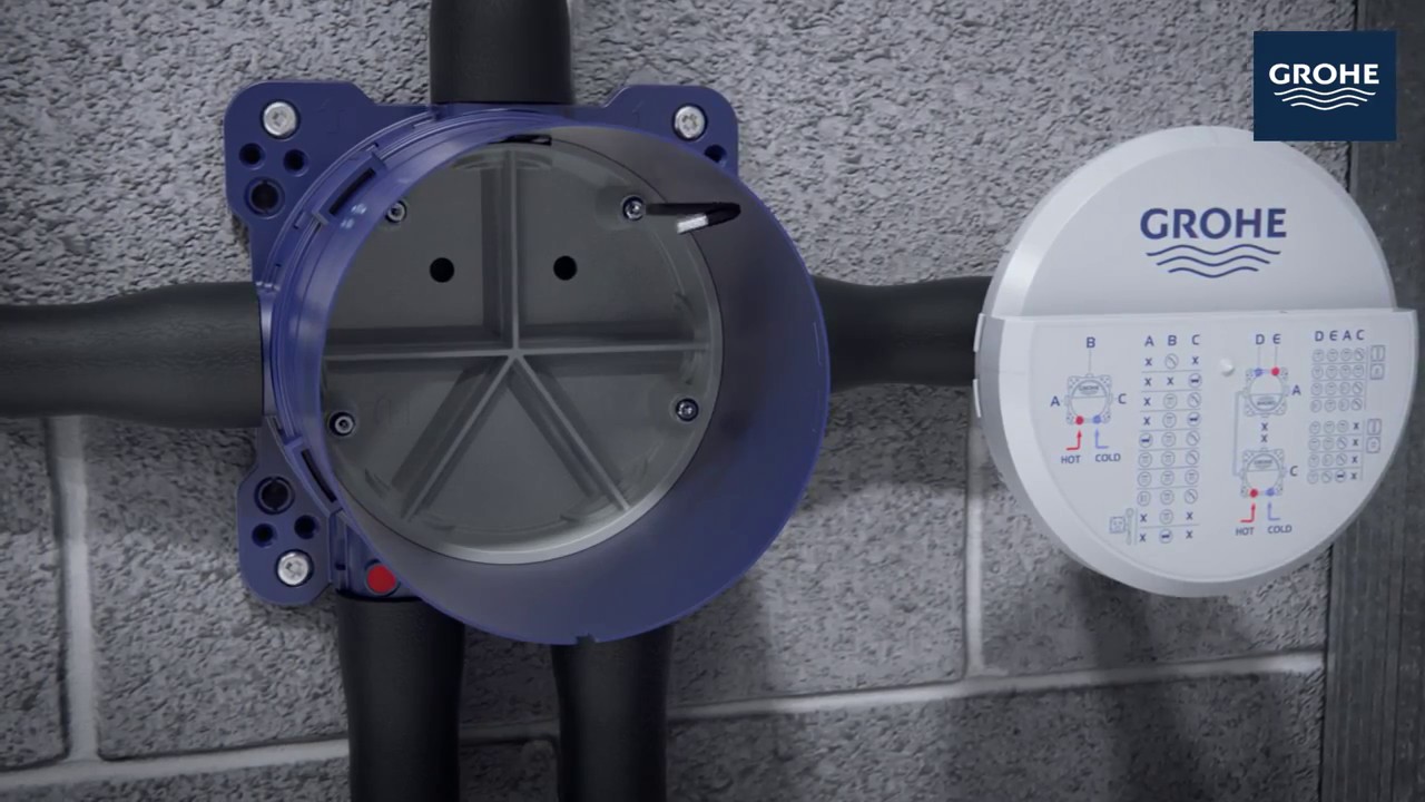 Ghidul de instalare al sistemului de dus incastrat GROHE Rapido SmartBox si SmartControl