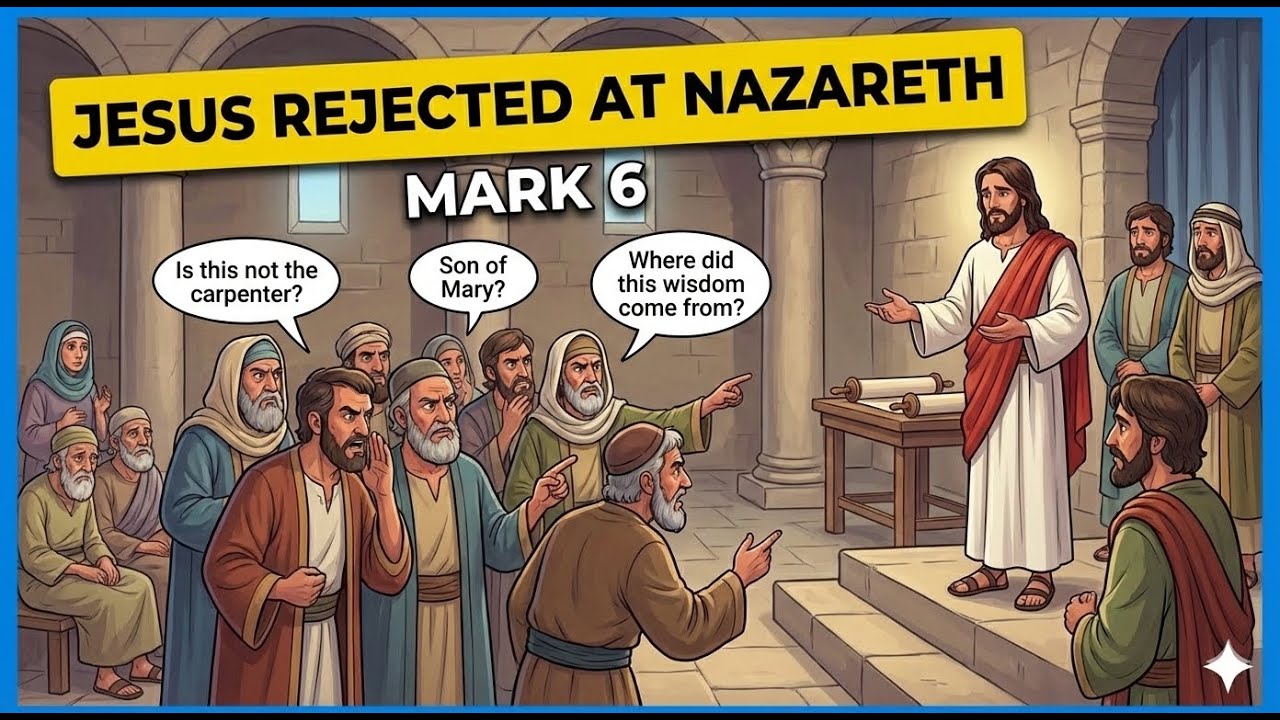 Mark 6: Jesus Rejected at Nazareth