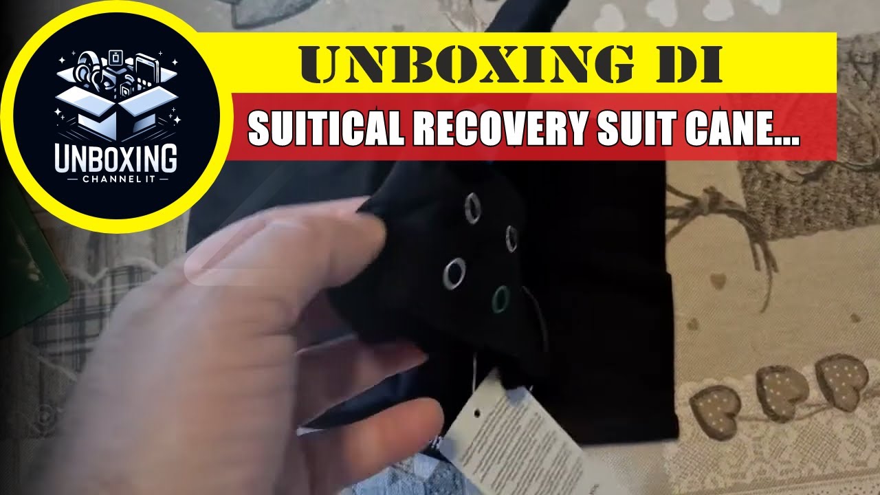 Suitical Recovery Suit Cane, S, Nero