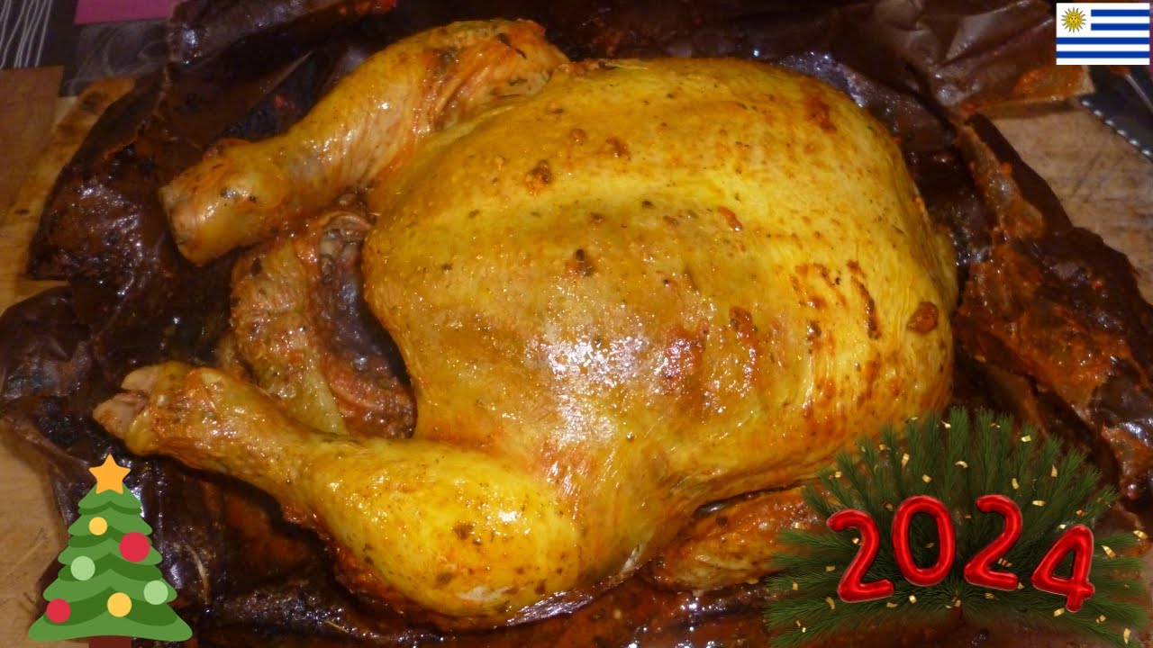 PARA ESTA NAVIDAD...#POLLO A LA BOLSA DE PAPEL Y A LAS BRASAS.
