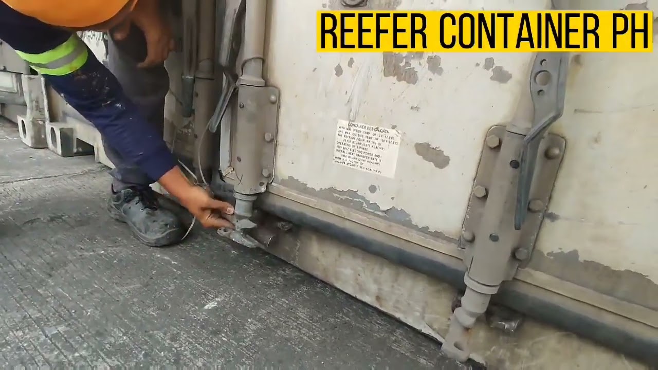 DENT DOOR CAM (DOOR HARD TO CLOSE) - REEFER CONTAINER BOX REPAIR