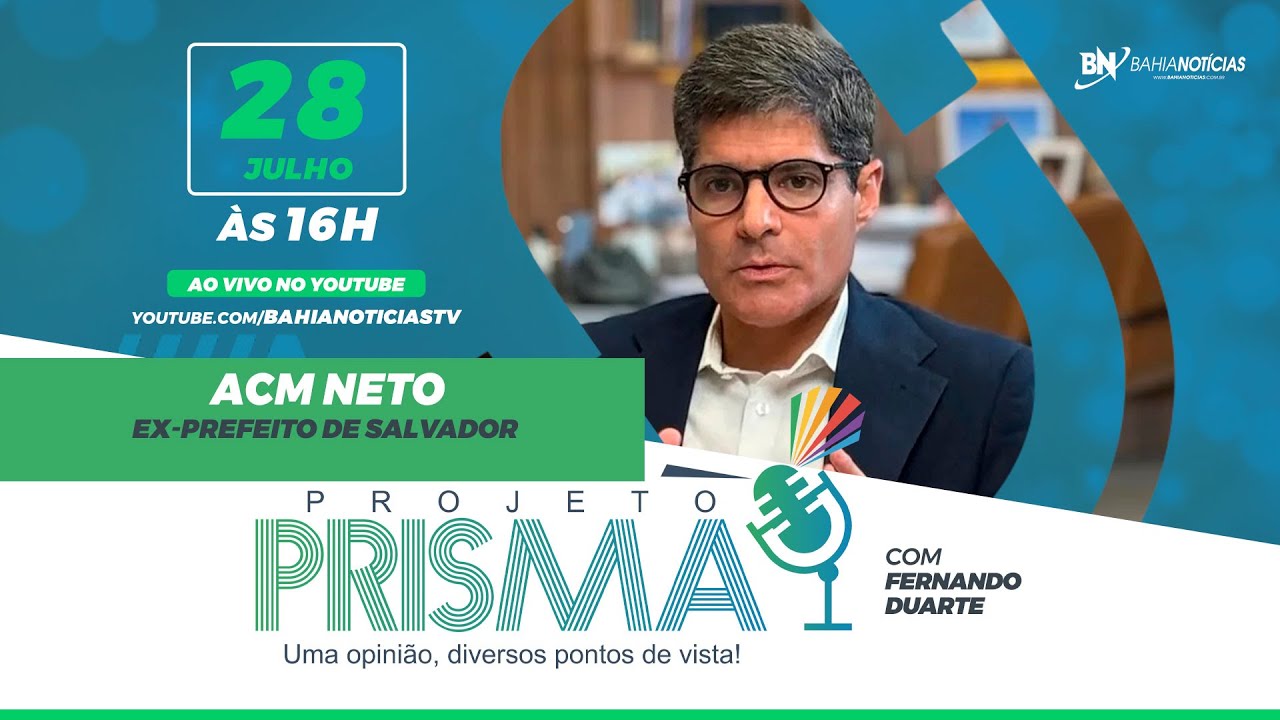 Podcast Projeto Prisma #142 - ACM Neto | Ex-prefeito de Salvador