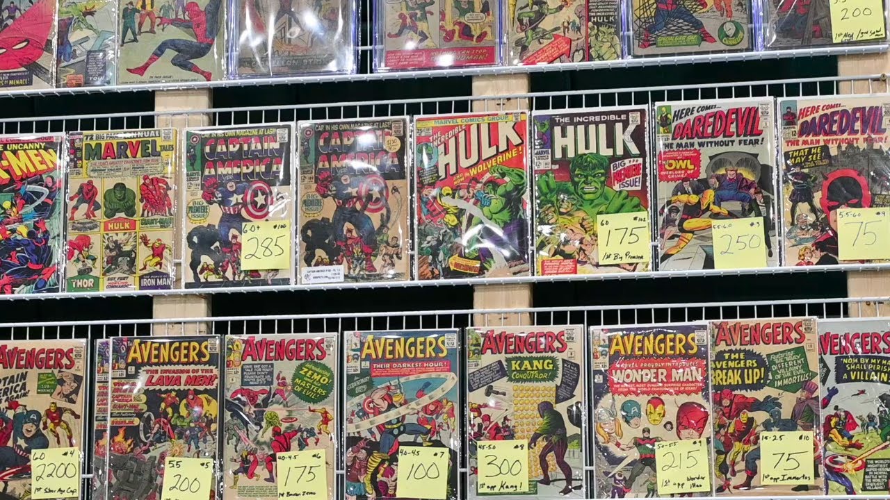 Wall Shopping for High Grade Key Issue Comic Books at Daytona Comic Con 2025 | Buyer POV