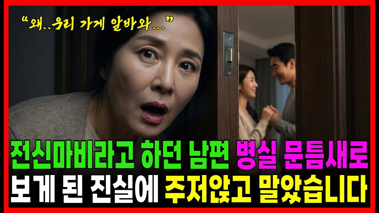 전신마비라고 하던 남편 병실 문틈새로 보게된 진실에 주저앉고 말았습니다. |라디오드라마|썰라디오|라디오사연