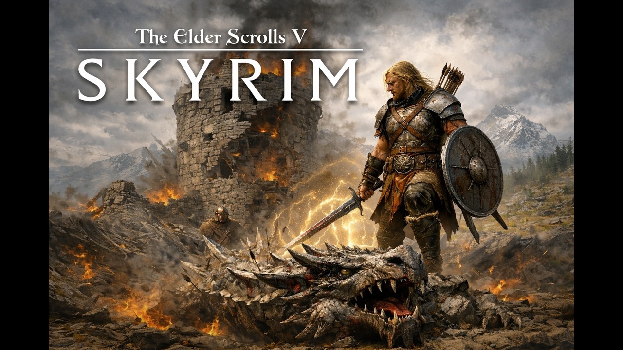 Skyrim Gameplay Deutsch #06 Mein erster Drachenkill  - Das Drachenblut erwacht in uns!