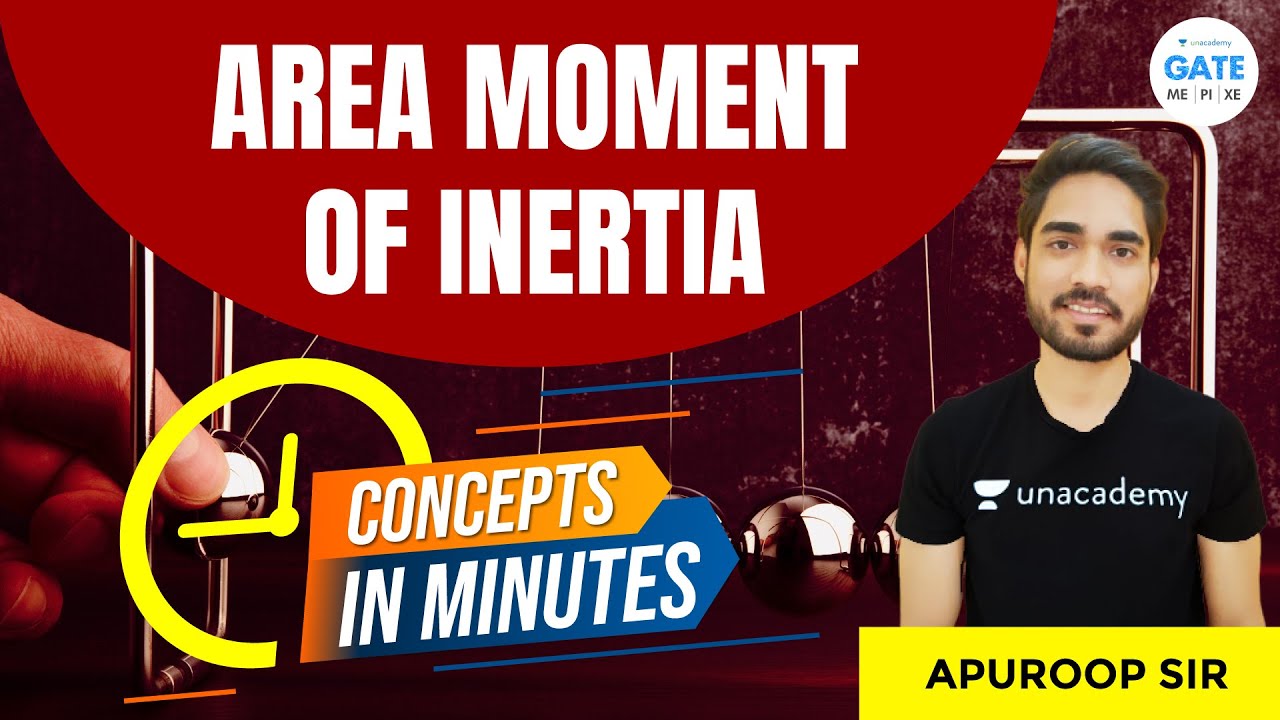 Area Moment of Inertia | Concepts in Minutes | By Apuroop Sir