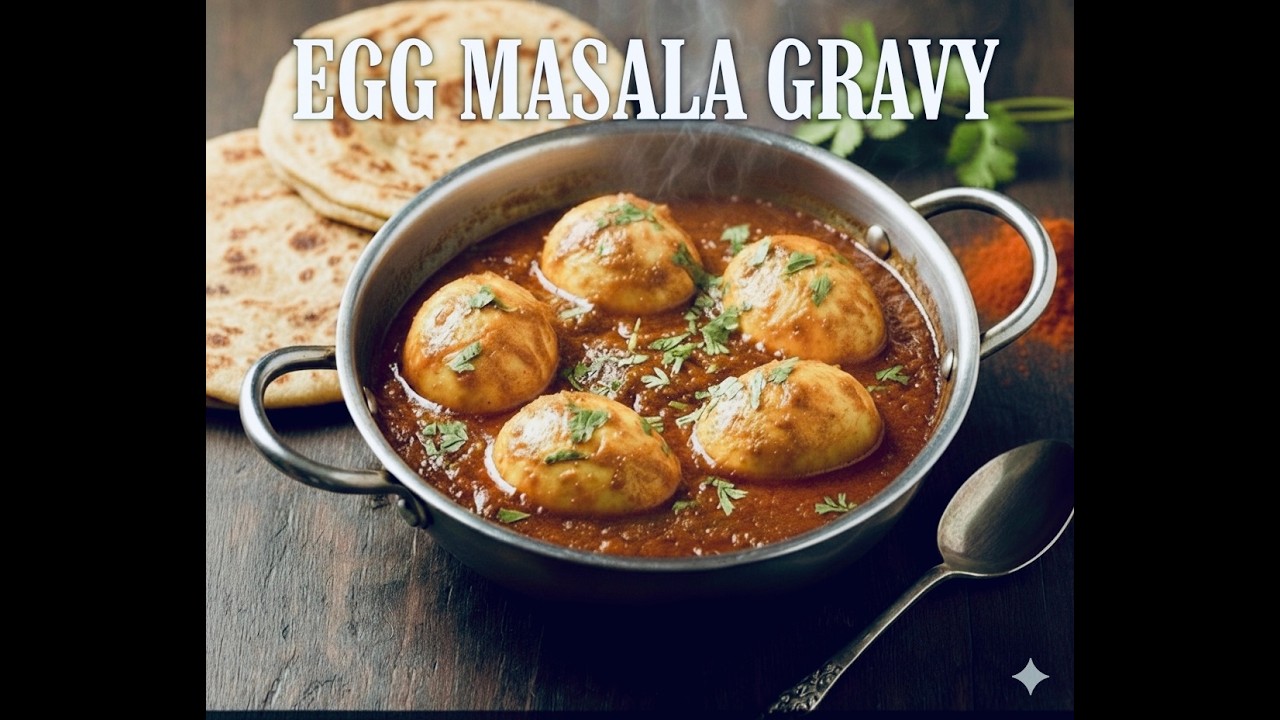 EGG MASALA (QUICK AND EASY)