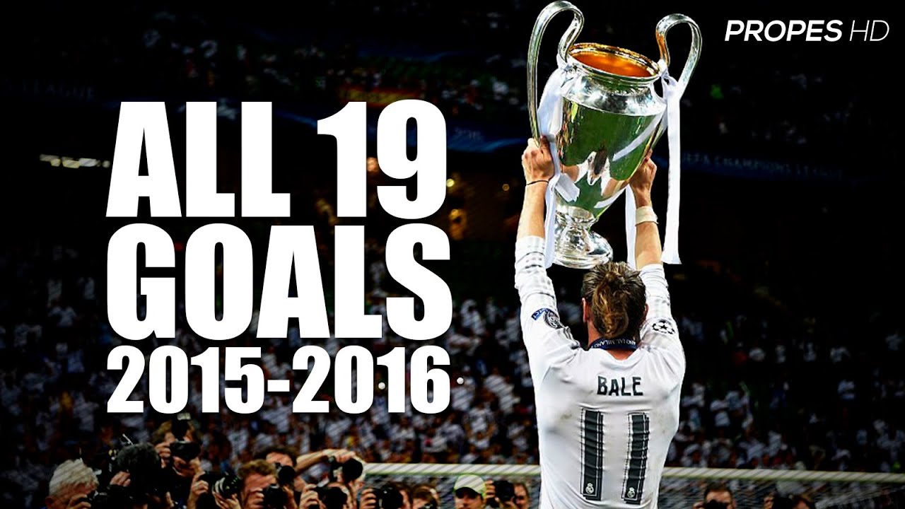 Gareth Bale ● All 19 Goals 2015/2016