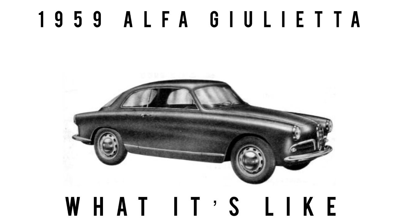 1959 Alfa Romeo giulietta sprint