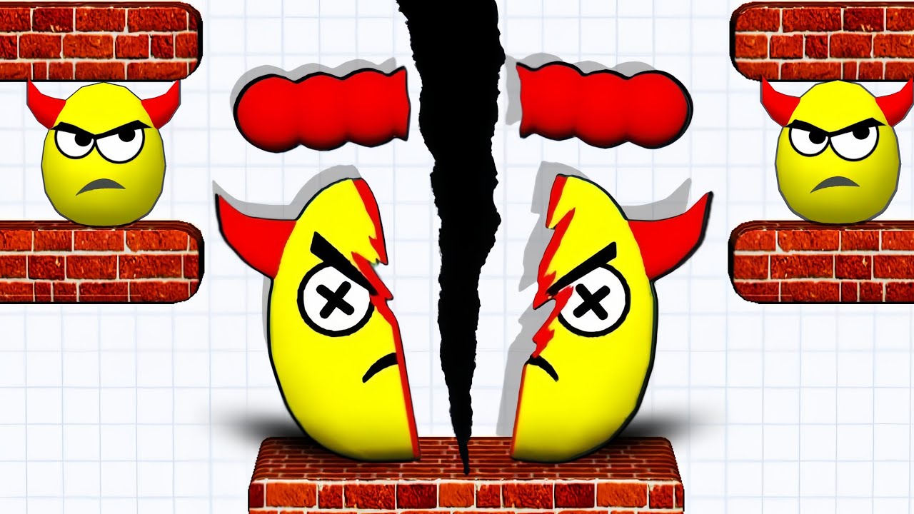 🌈Draw To Smash: Logic puzzle 🆚 Ragdoll break : kick master game| Draw knife 2048 Gameplay71 