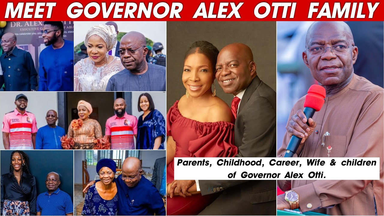MEET ALEX OTTI FAMILY. The family of Governor Alex Otti from Abia state Nigeria.