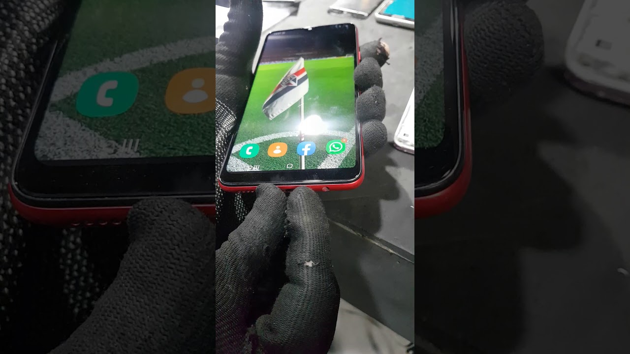A20 Samsung Não apaga a tela.