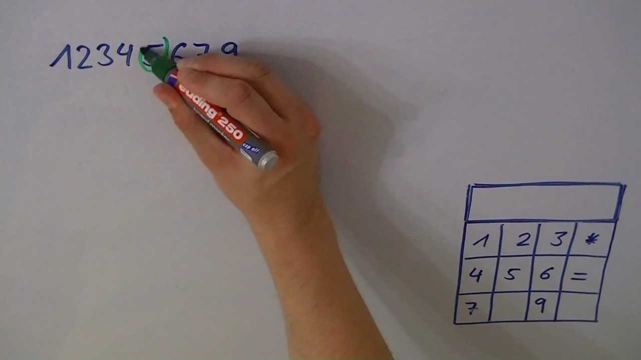 Mathe Trick #8 Rechnen ohne 8 (12345679)