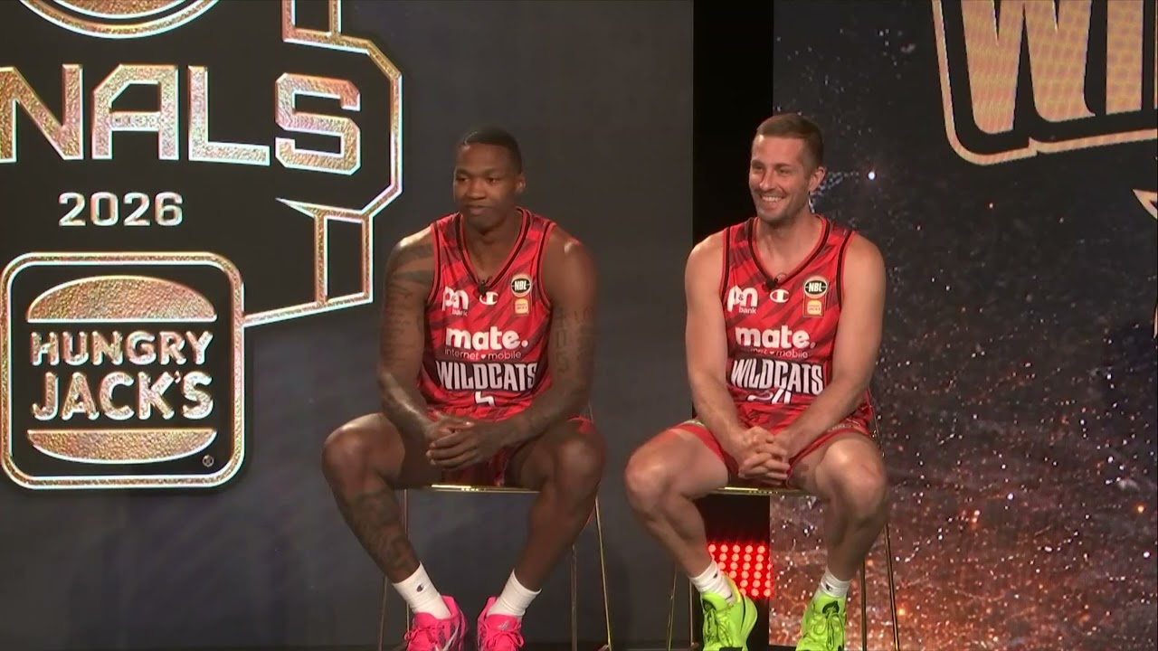 Kristian Doolittle and Jesse Wagstaff press conference, Perth Wildcats - NBL26 Finals Launch