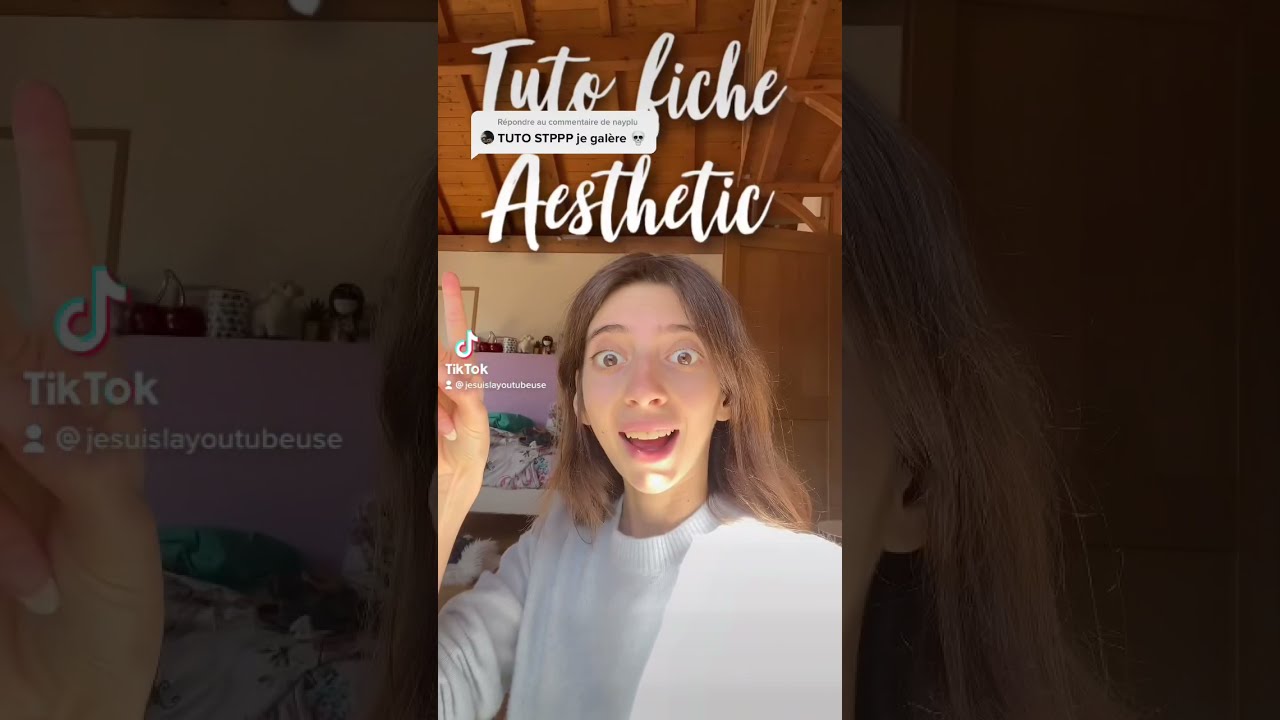 TUTO FICHE DE R&Eacute;VISIONS ✨AESTHETIC✨