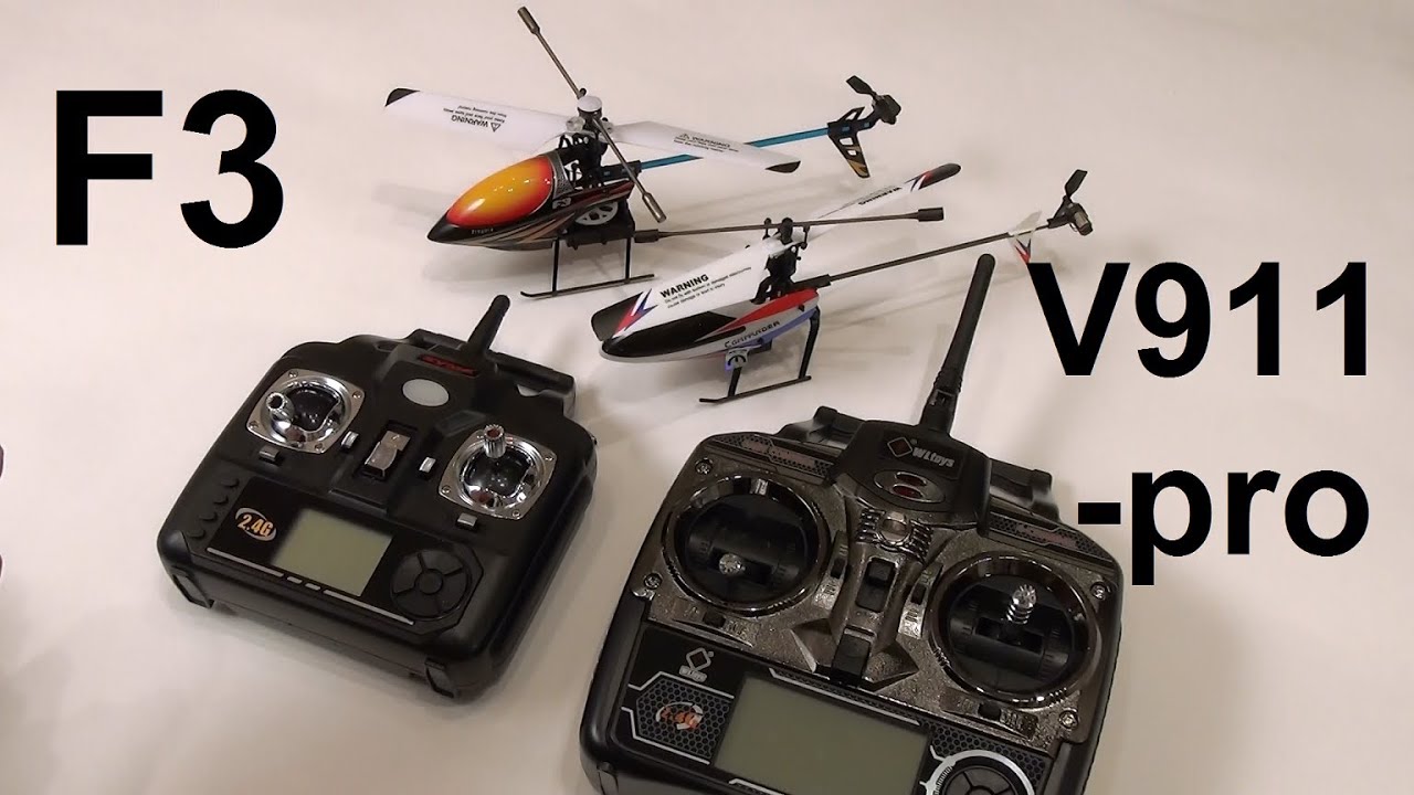 Wltoys V911-pro против Syma F3