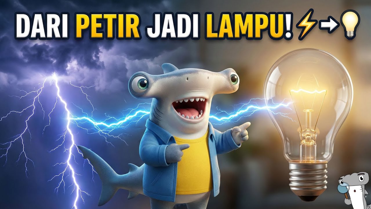 LISTRIK ITU APA SIH ? | DARI PETIR JADI LAMPU! | Sains | Learning With Martelo Indonesia | Martelo |