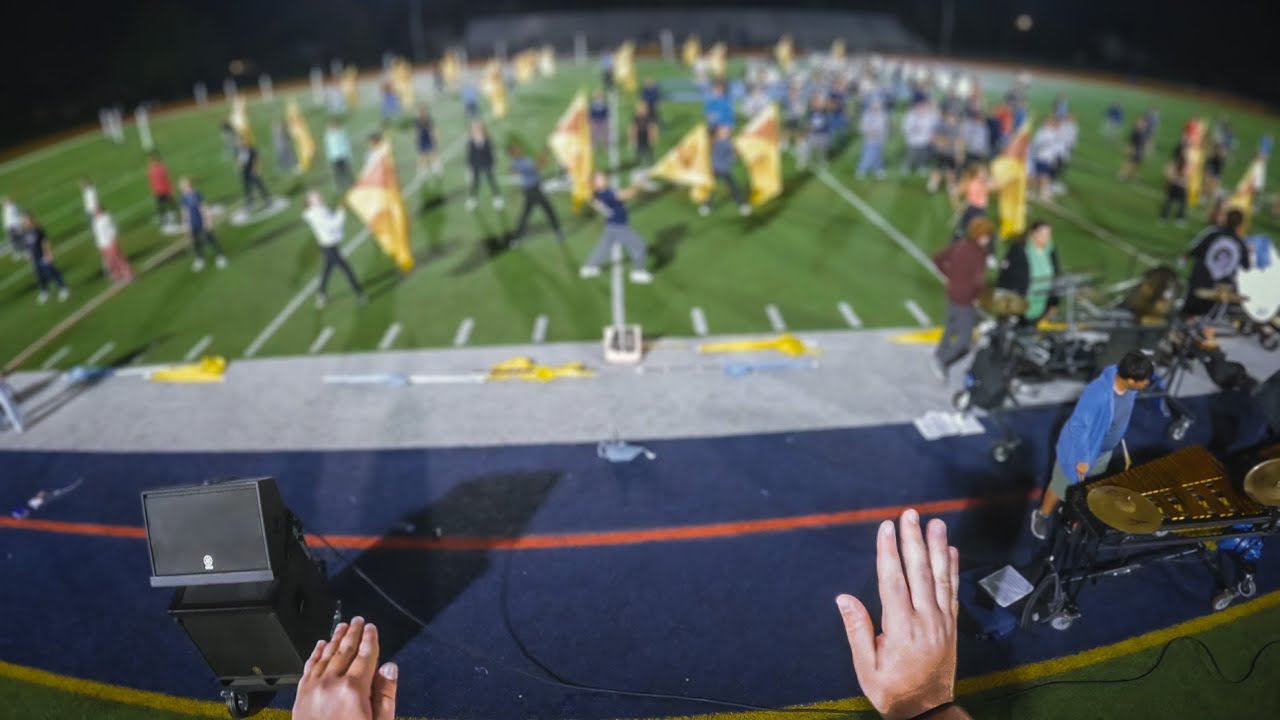 Prospect Marching Knights 2023 | "Not All Those Who Wander" Drum Major Headcam - Vivian Kowalczyk