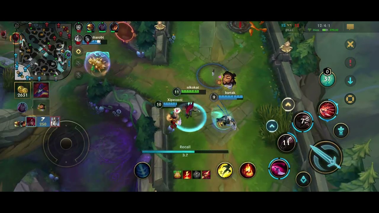 Lets play league of legends wild rift katarina vs master galio diamond ranked