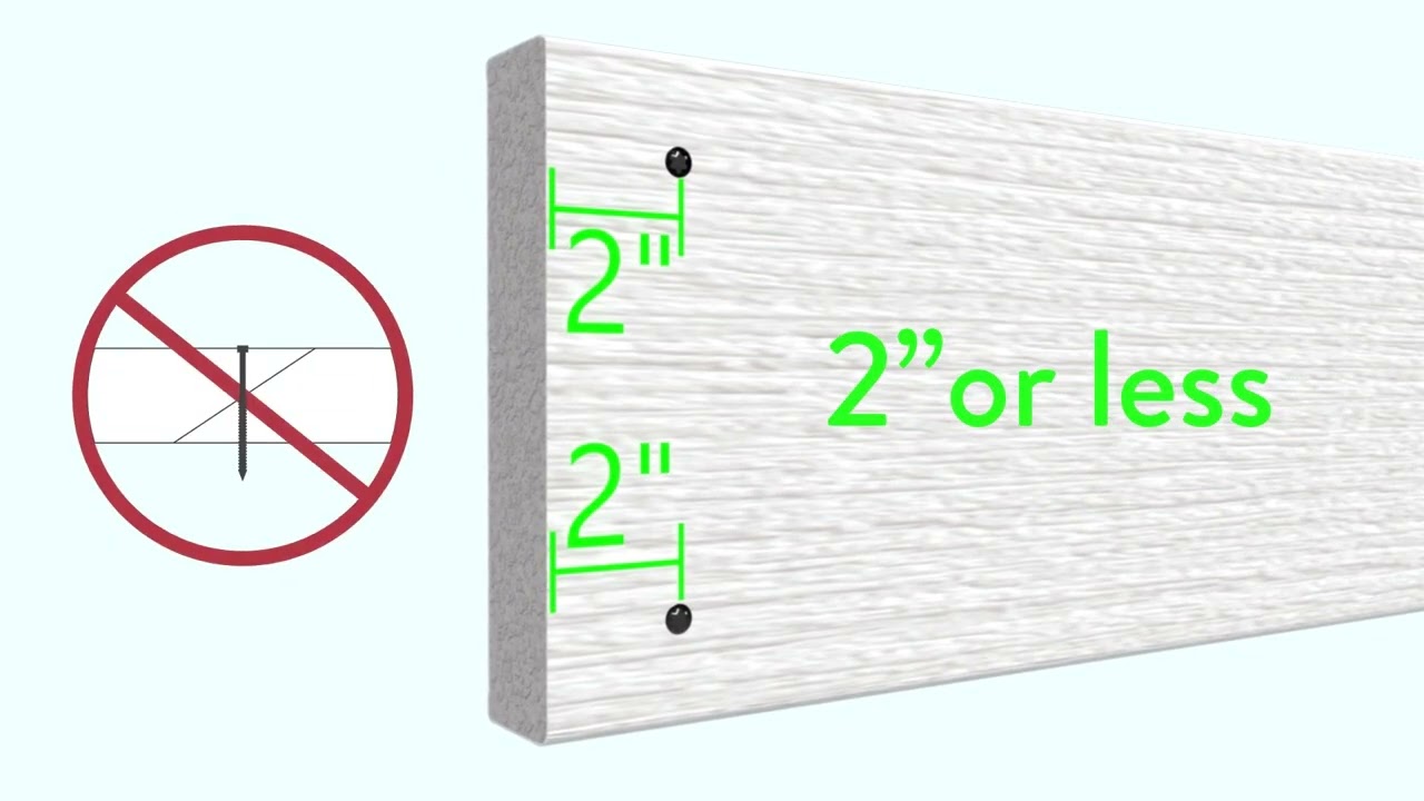 Fastening AZEK Trim Tips