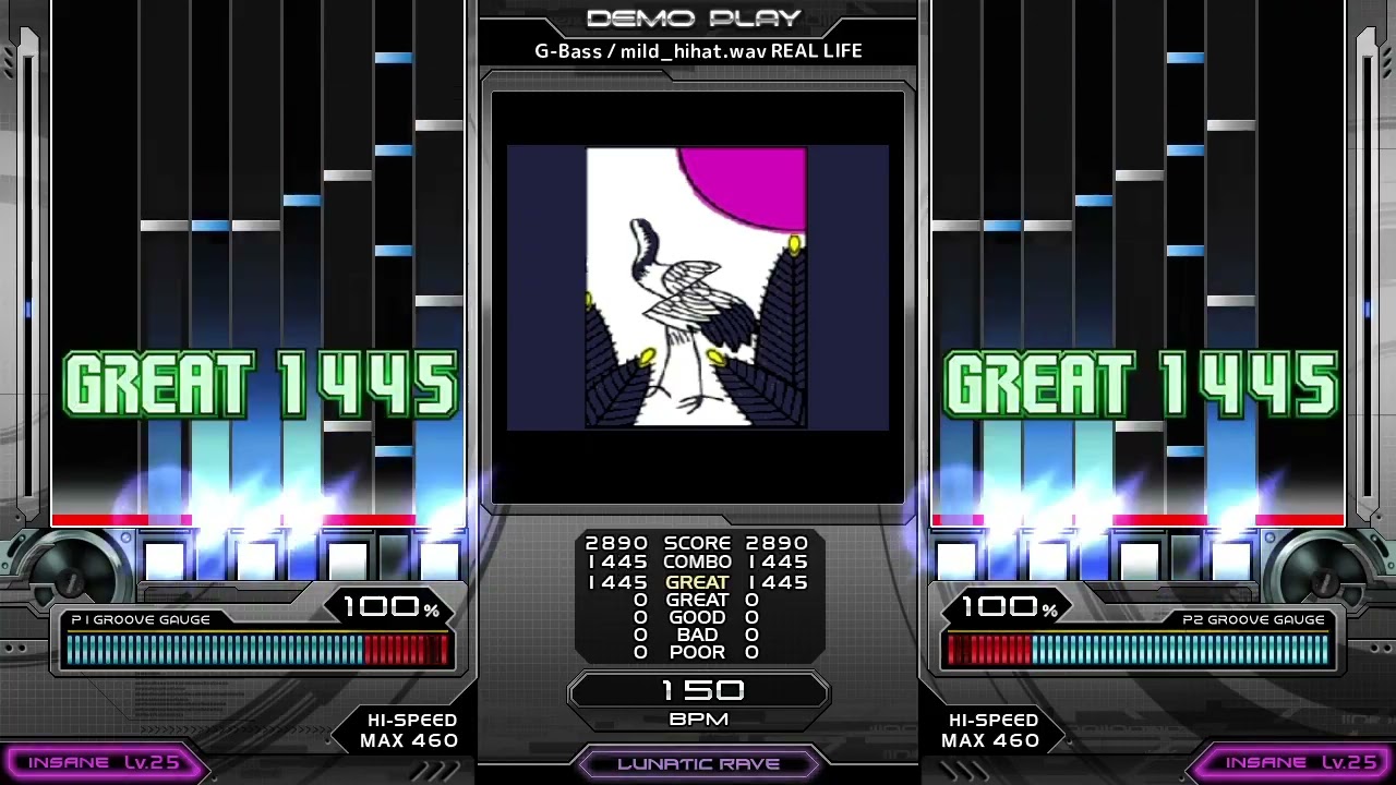 [BMS] st8 G-Bass / mild_hihat.wav REAL LIFE AUTOPLAY