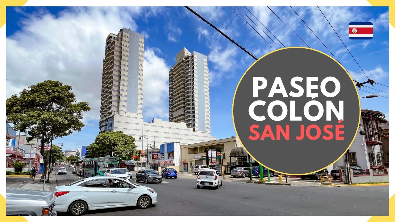 PASEO COLON es una de las vías más antiguas de SAN JOSE - COSTA RICA 2023