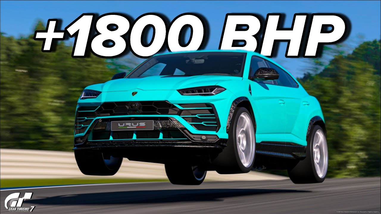 GT7: Насколько быстр Lamborghini Urus с замененным двигателем?