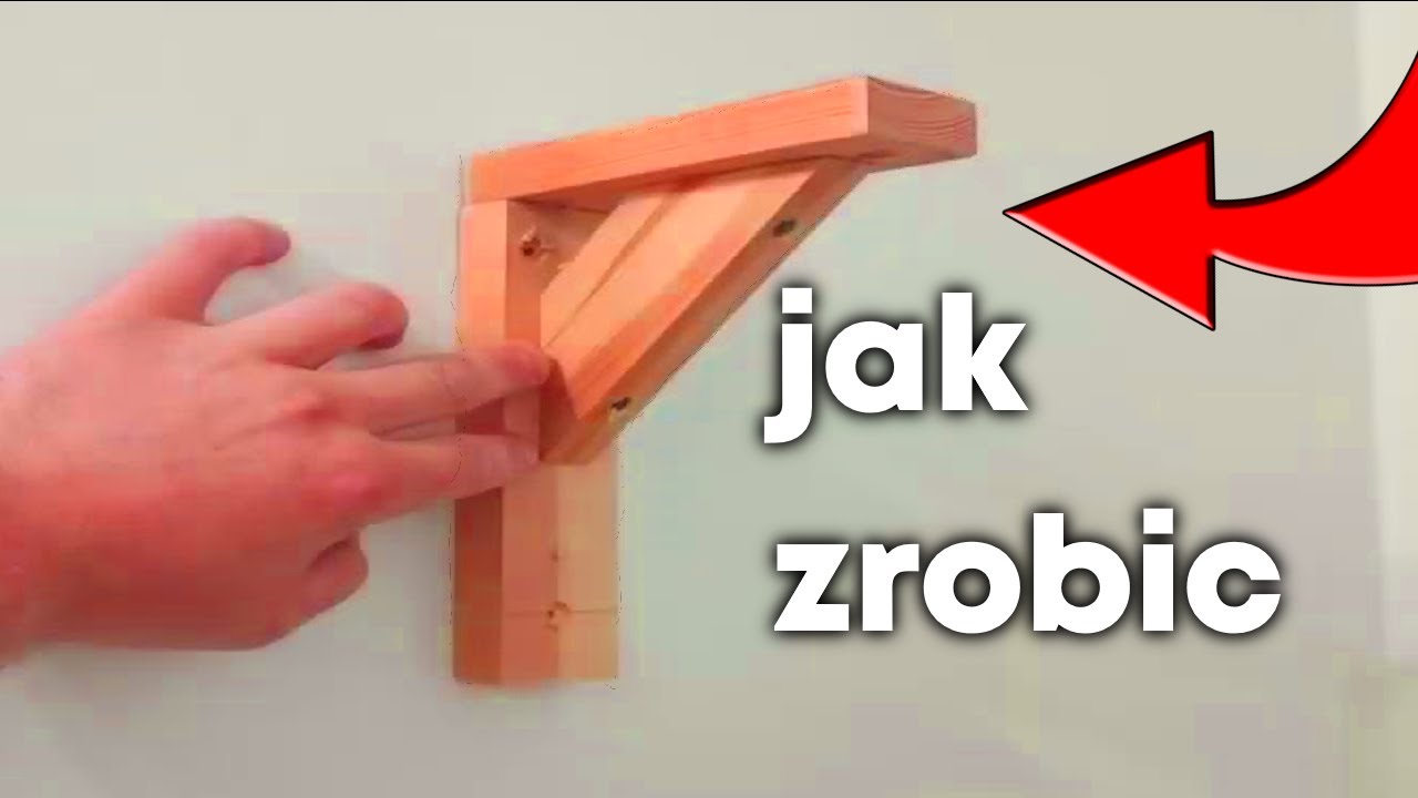 Drewniane Wsporniki do P&oacute;łek || Jak Zrobić Samemu