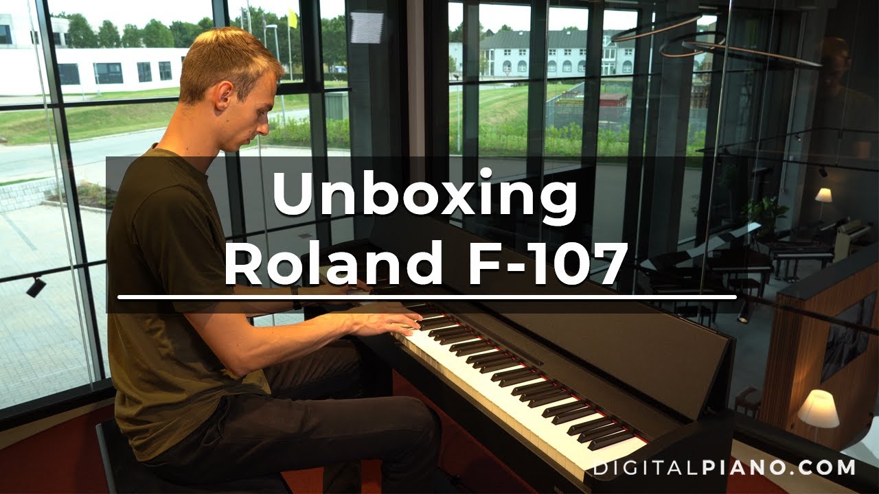 Unboxing and Assembly of Roland F-107 | Digitalpiano.com