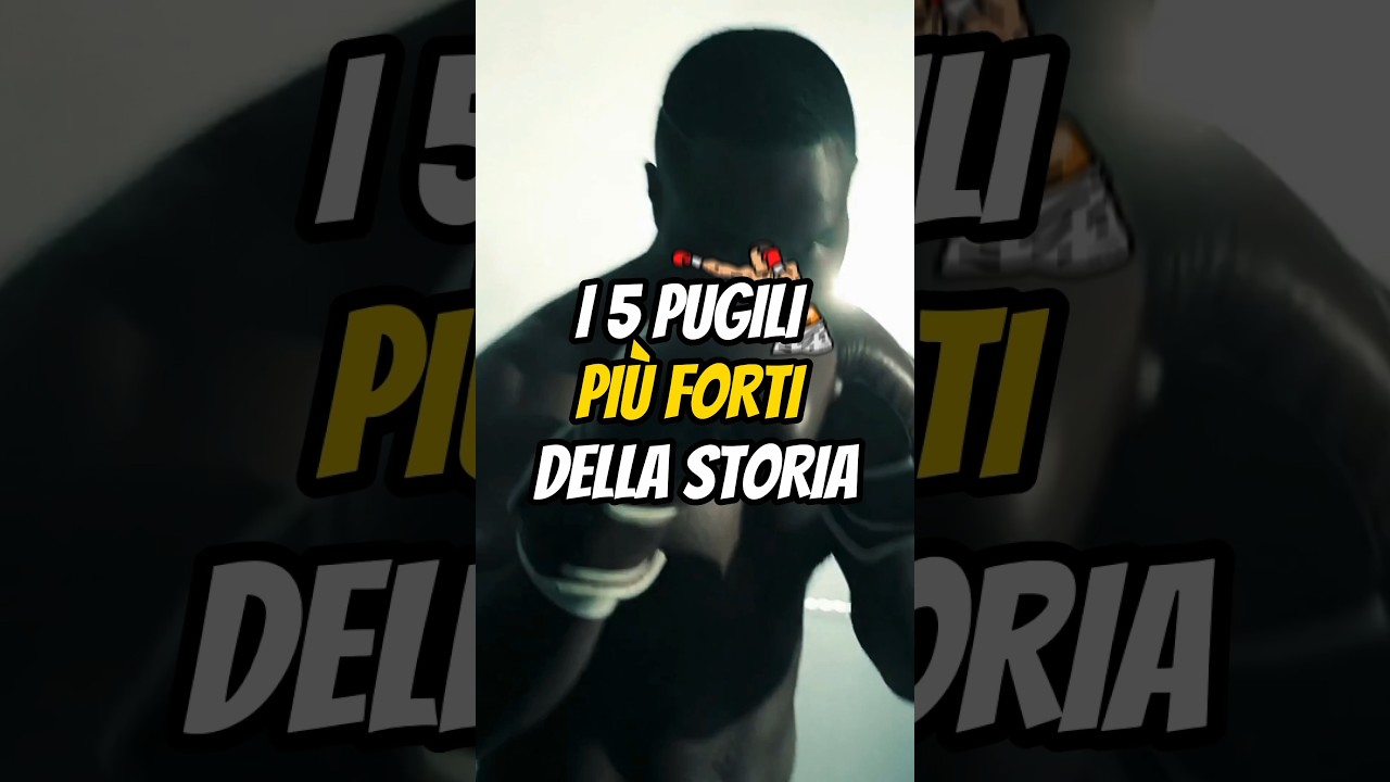 I 5 PUGILI PI&Ugrave; FORTI DELLA STORIA🥊