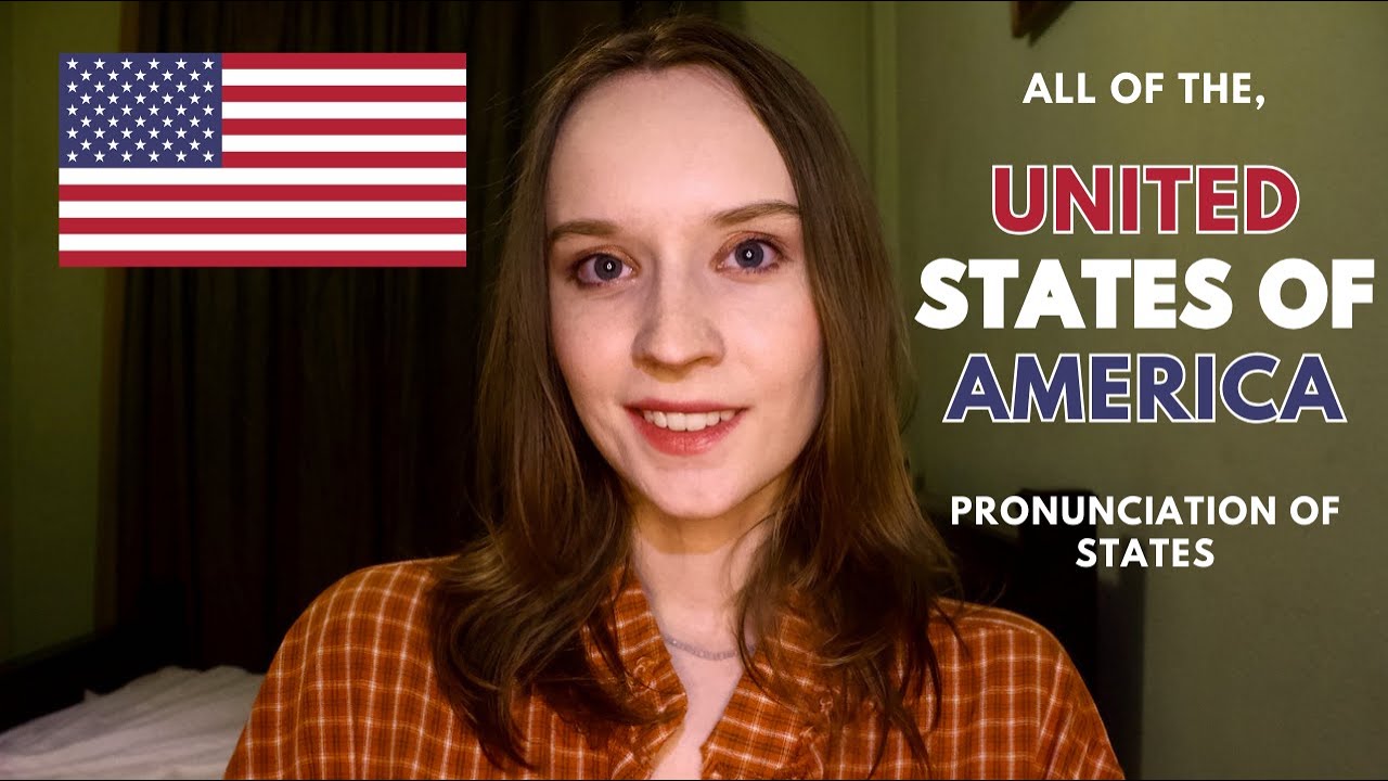 Russian Tries to Pronounce All 50 States of America [ASMR] (Whispered, soft spoken, hand movements)