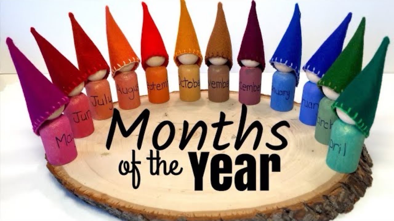 Months of the Year | Peg Doll Tutorial | Homeschool Calendar