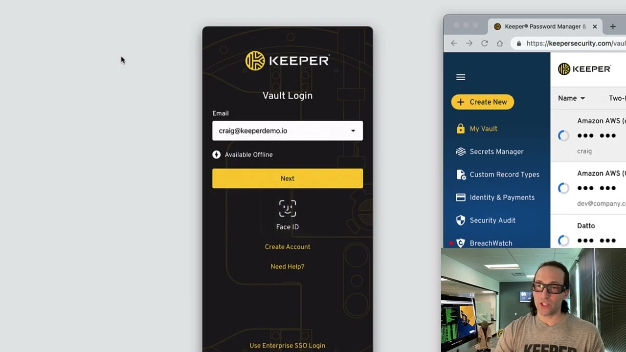Store & Share 2FA Codes in Keeper's Encrypted Vault | Keeper Security