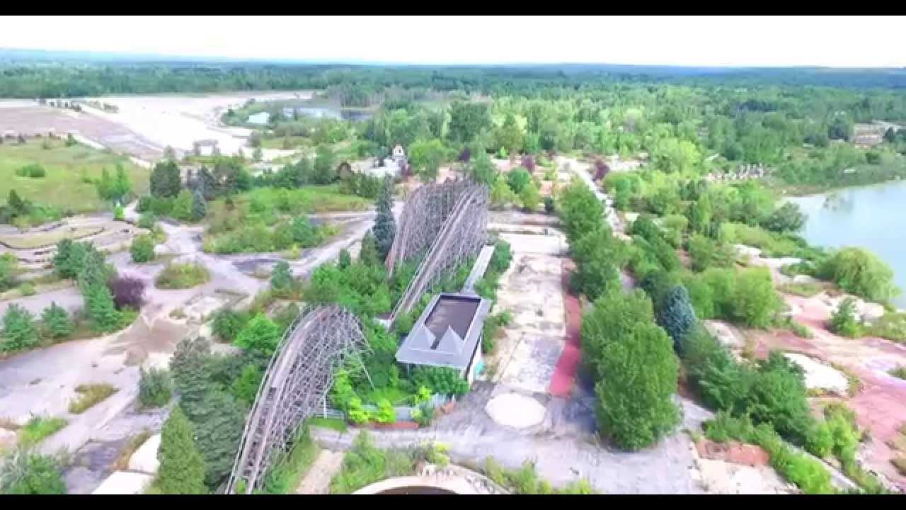 Geauga Lake Abandoned Amusement Park | Drone Flyover