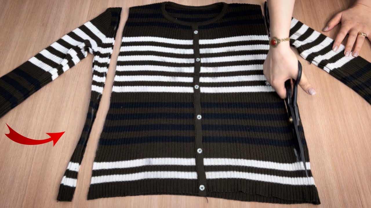 ✅💥 [DIY] Amazing technique! 4 ways to transform old clothes ♻️ recycle winter clothes