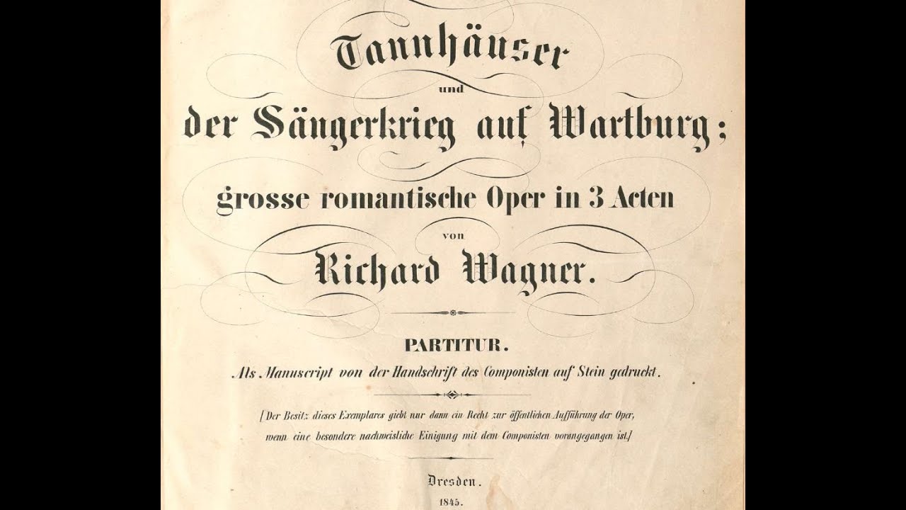 Wagner:   Tannh&auml;user  -  Ouverture  -  Richard Kraus; Orchester Der St&auml;dtischen Oper Berlin