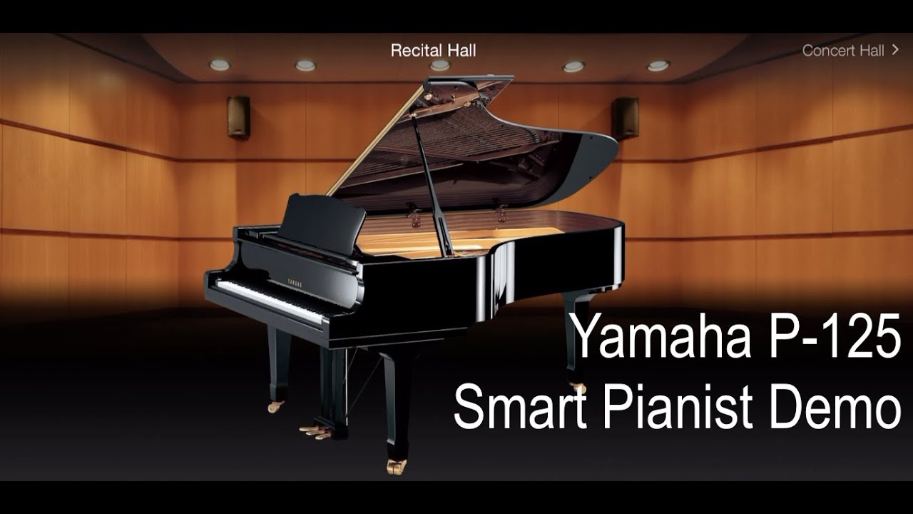 Yamaha P-125 Demo - Smart Pianist App | Voices | Touch Response