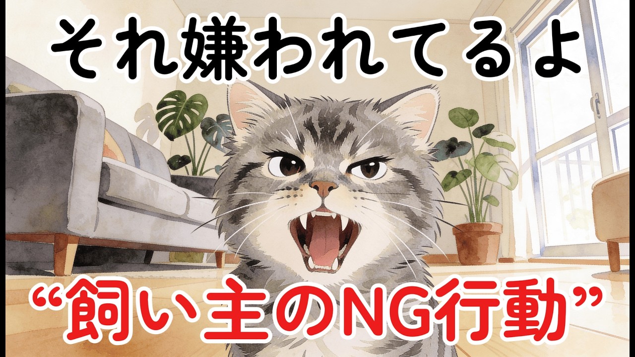 絶対ダメ！猫に嫌われる飼い主のNG行動【猫雑学】