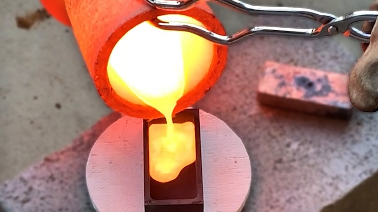 Smelting Copper & Aluminum | Melting Metal Forge