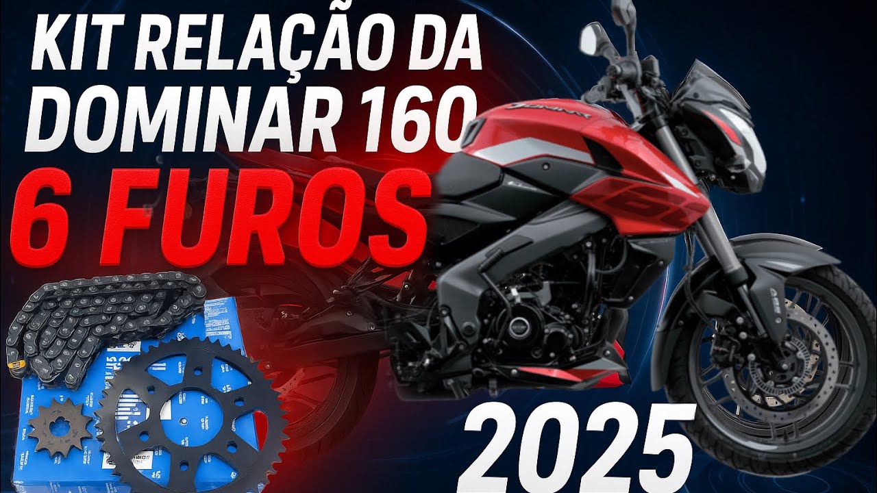 KIT RELAÇÃO DE 6 FUROS DA DOMINAR 160