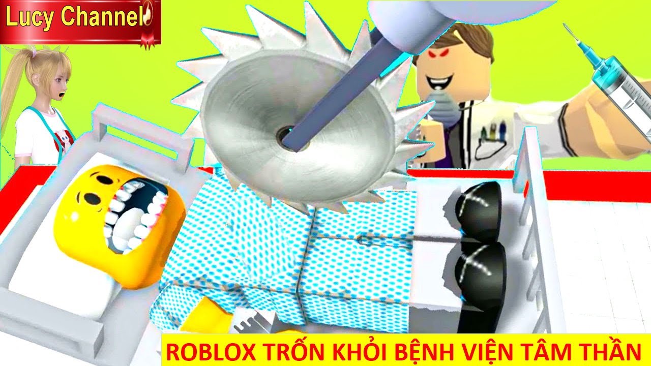 ROBLOX | THỬ THÁCH TRỐN KHỎI BỆNH VIỆN TÂM THẦN  | review GAME Escape the hospital