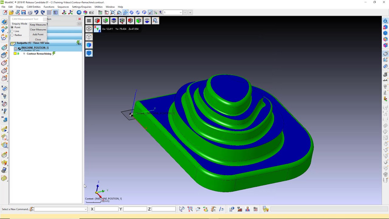 Contour Remachining | WorkNC 2019 R1