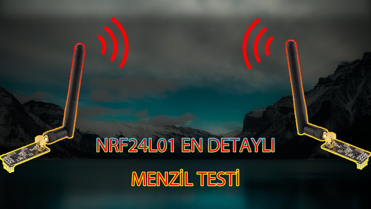 NRF24L01 Menzil Testi - Arduino ve Nrf24l01 ile Uzaktan Kontrol