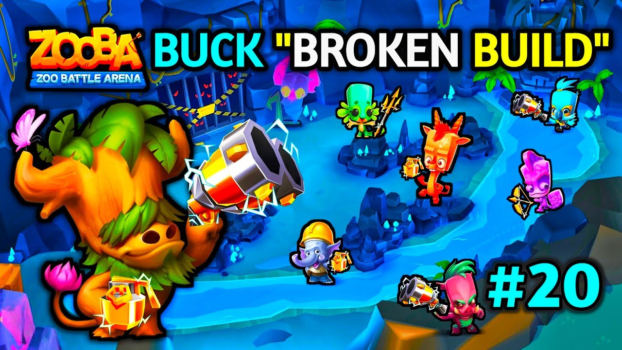 BUCK IS BROKEN! 🐂😱 UNSTOPPABLE Clutch Zooba Battle Royale 