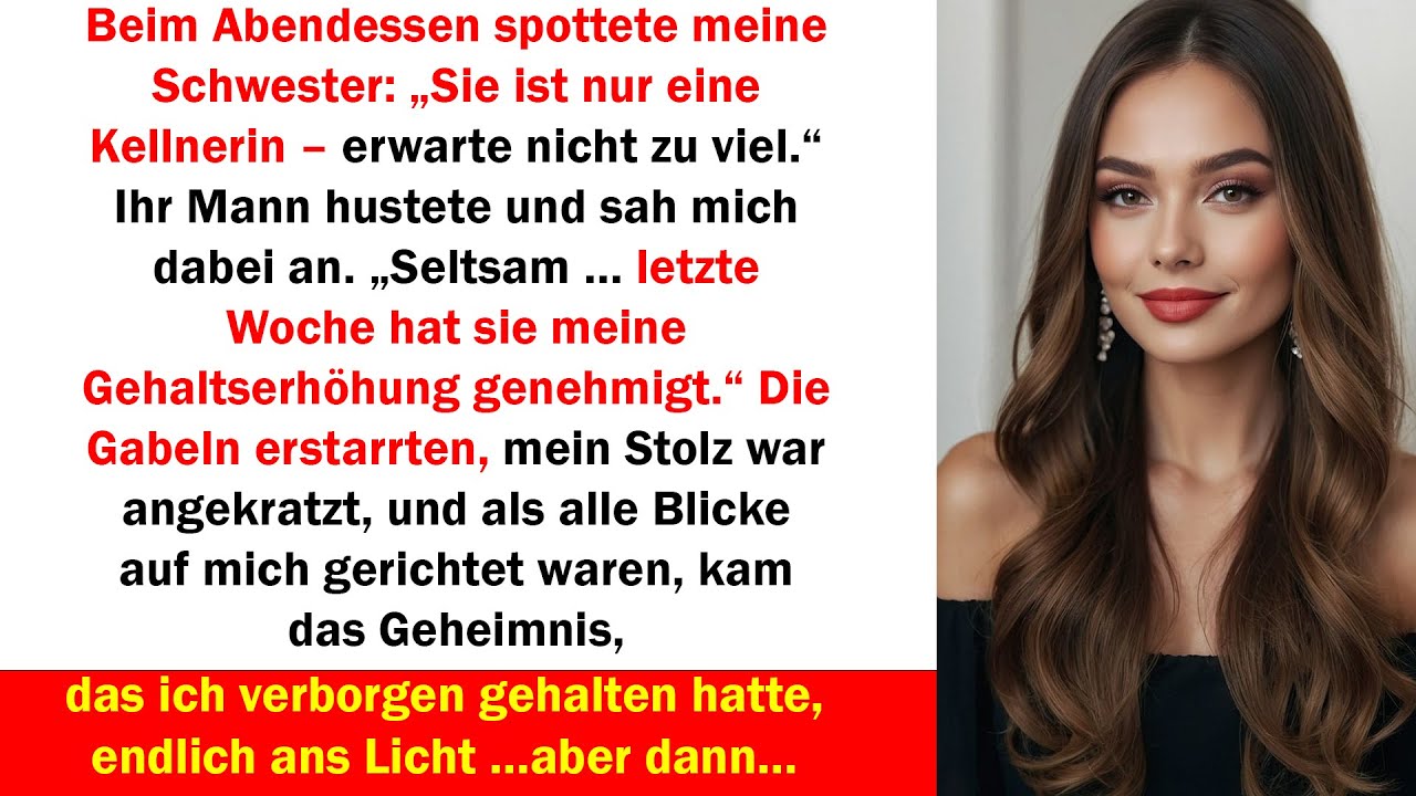 Sie nannten mich Kellnerin &ndash; bis klar wurde, wer ich war &hellip; und der Tisch verstummte