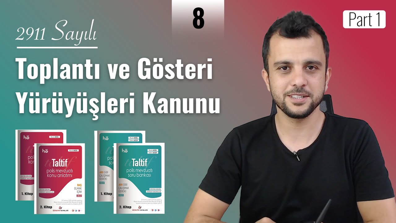 8 | Taltif PAEM 10 Polis Mevzuatı | Toplantı ve Gösteri Yürüyüşleri Kanunu - Part 1 | 2026